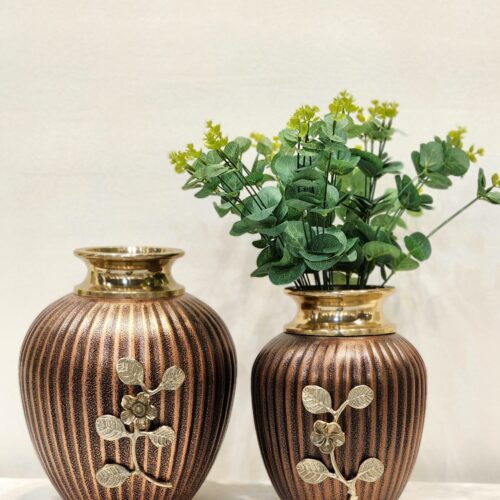 Copper Texture Metal vases