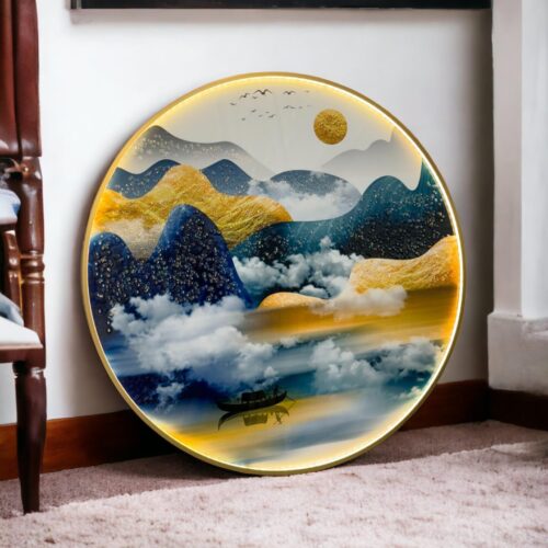 Mountain Art LED Crystal Painting