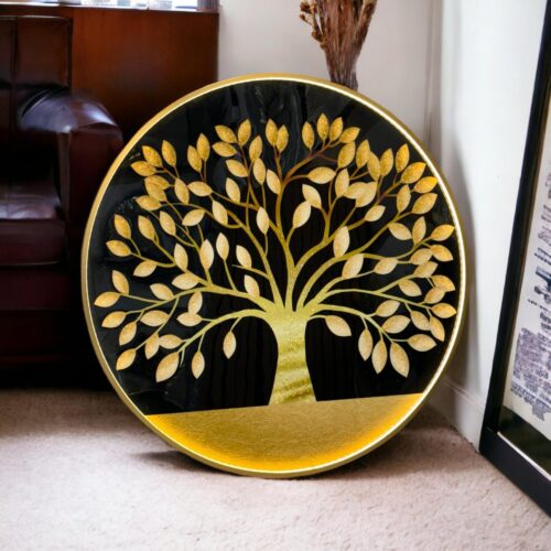 Golden Tree LED Crystal Painting