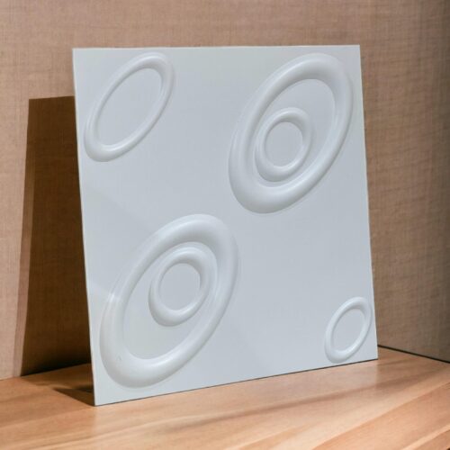 White curl 3D PVC Panel
