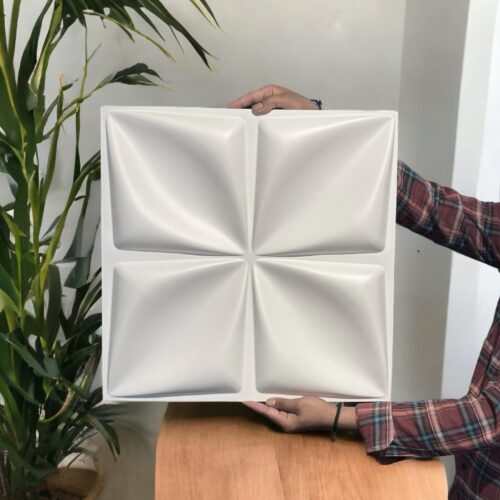 White Petal 3D PVC Wall Panel
