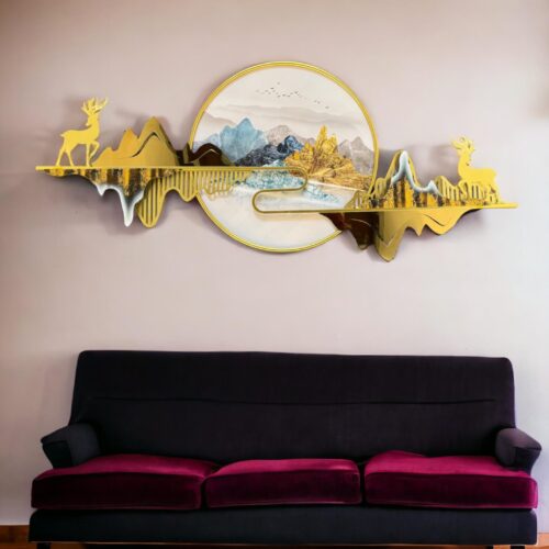 Large Metal wall art for living room