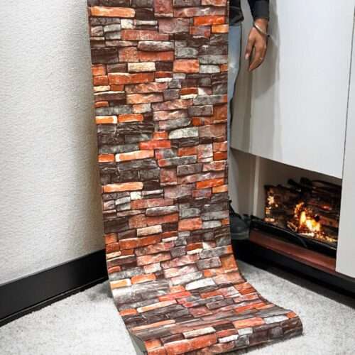 3D Brick Stone Self Adhesive Wallpaper