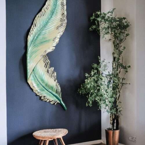 Feather Metal Wall Art