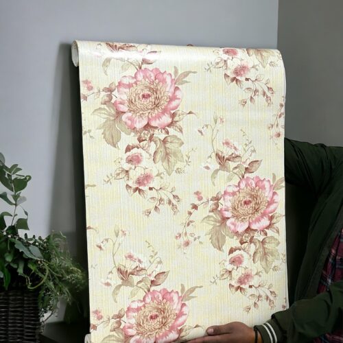 Contemporary Floral Wallcovering