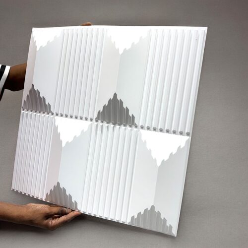 White 3D PVC Panels