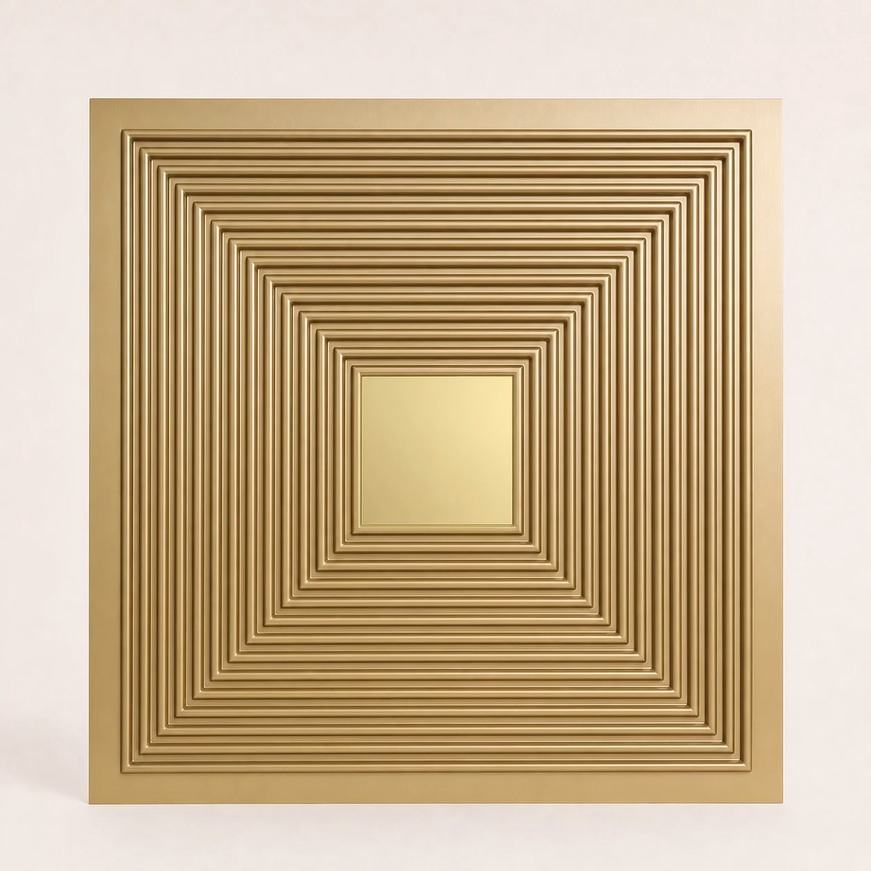 3D PVC Panel – Enigma Champagne Gold Mirror